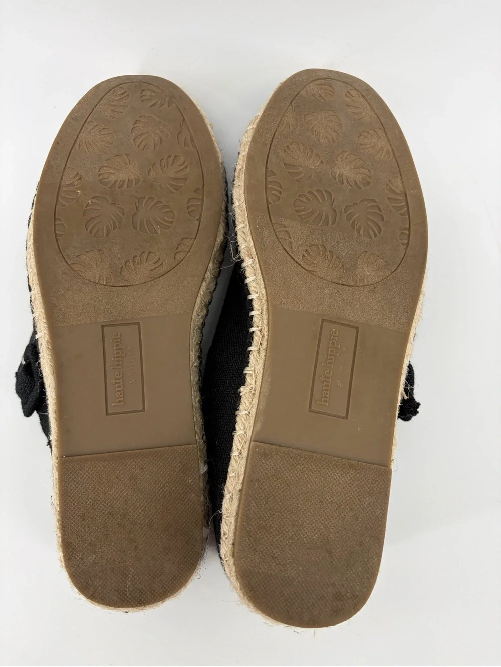 Haute Hippie Cecily Women’s Shoes Espadrilles Canvas, Black, Size 8‎ M, NWOT